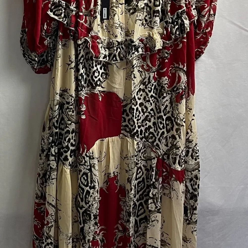 Red Leopard Maxi Dress - Picture 8 of 14